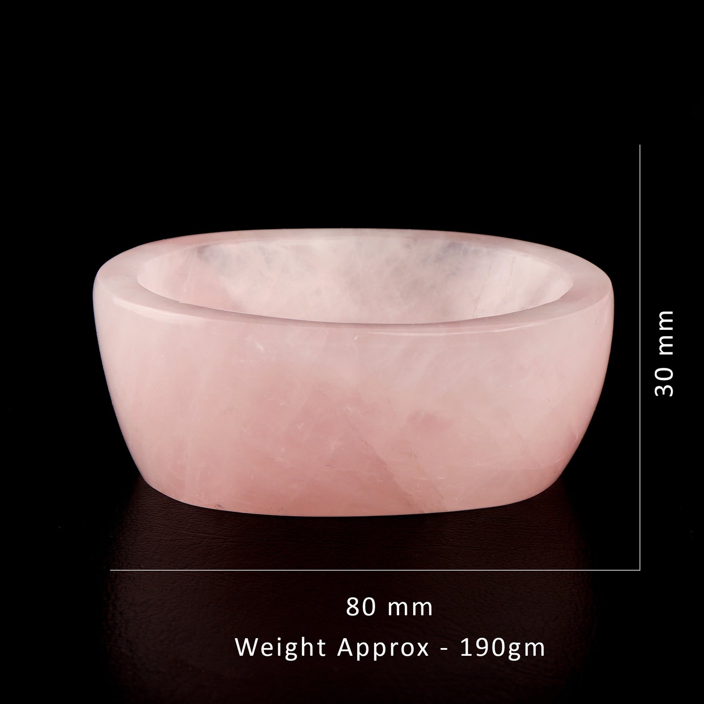 Rose quartz -Serving Bowl