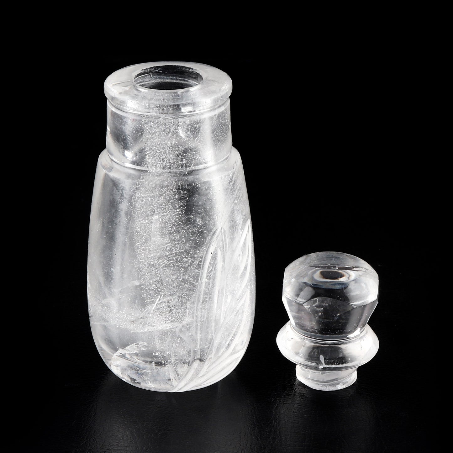 Clear Quartz Perfume Bottle