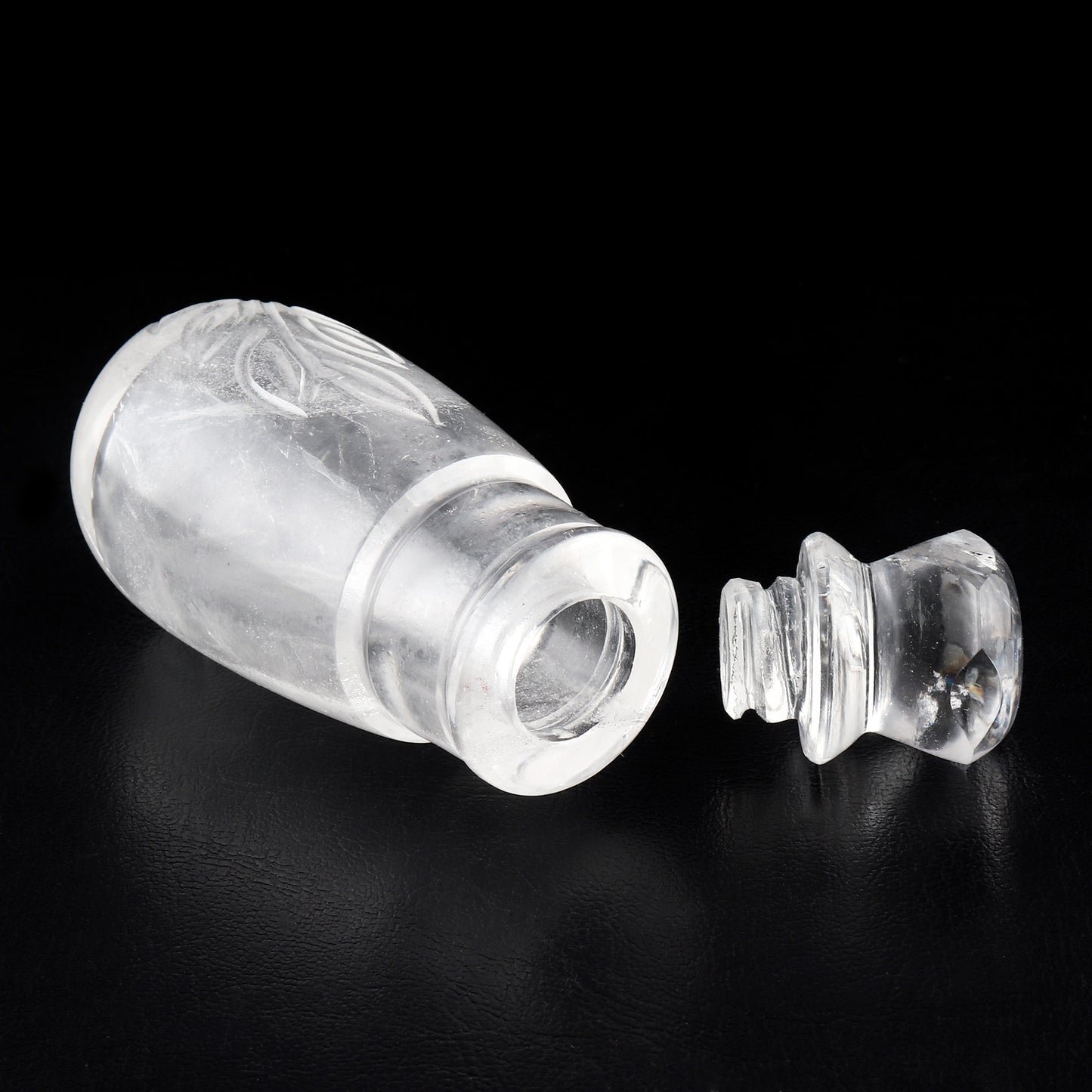 Clear Quartz Perfume Bottle