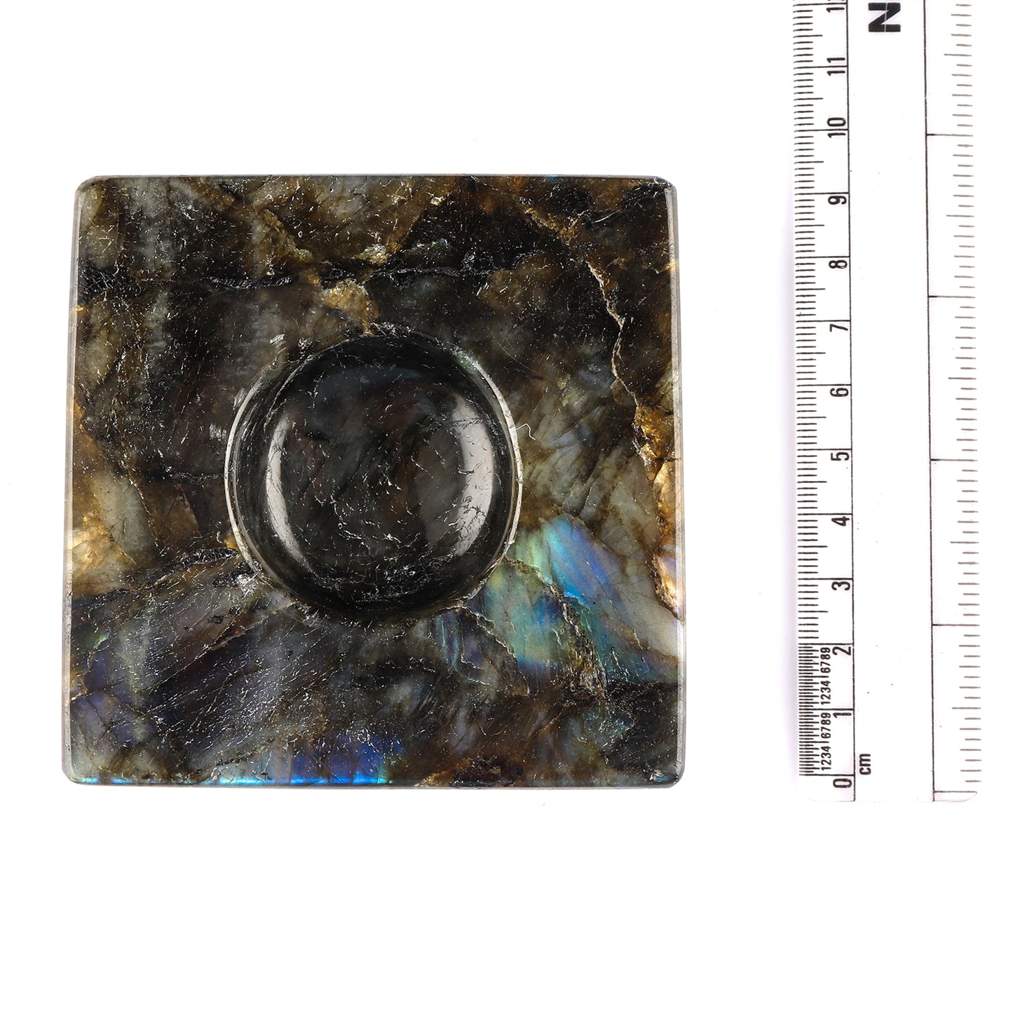 Labradorite Tea light Candle Holder