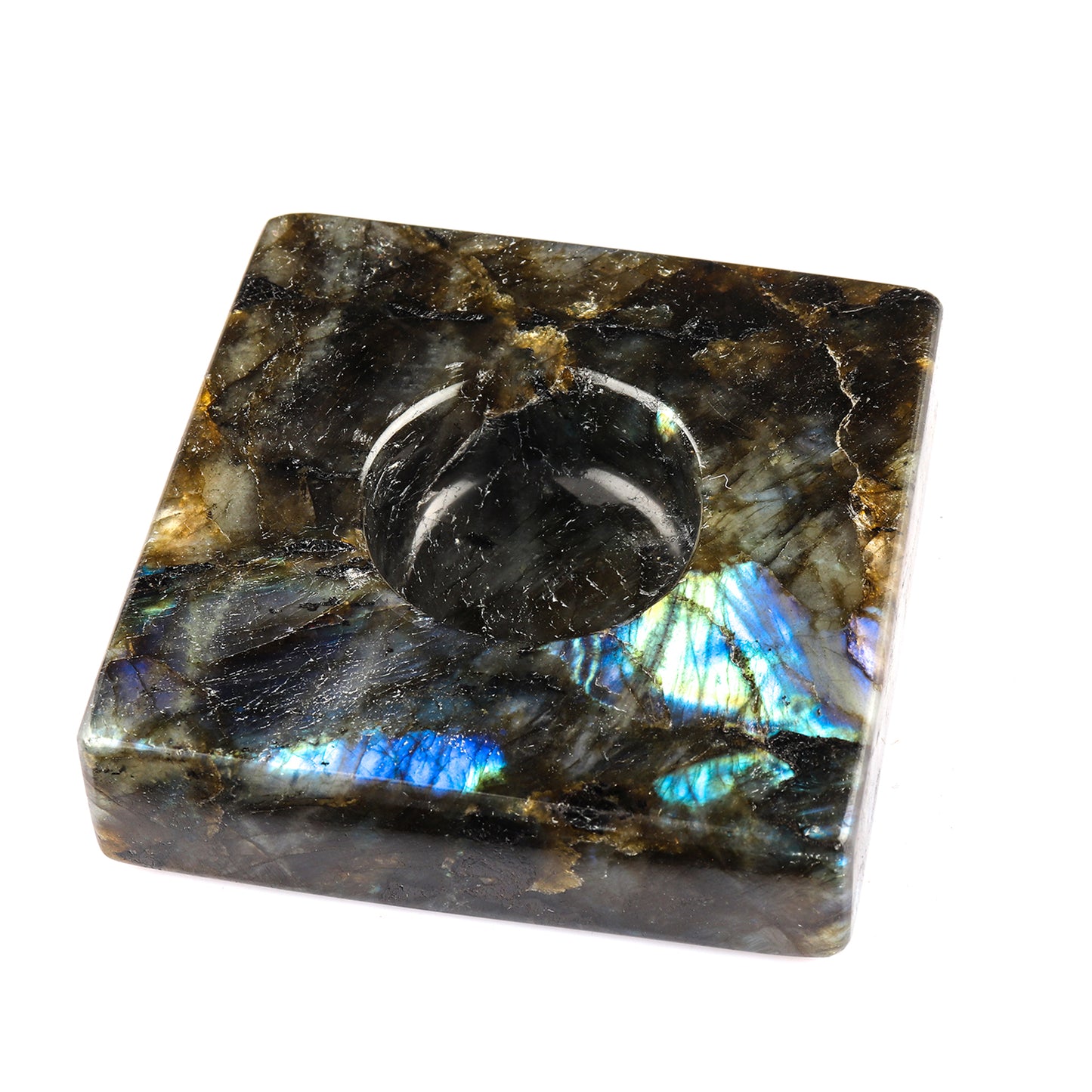 Labradorite Tea light Candle Holder