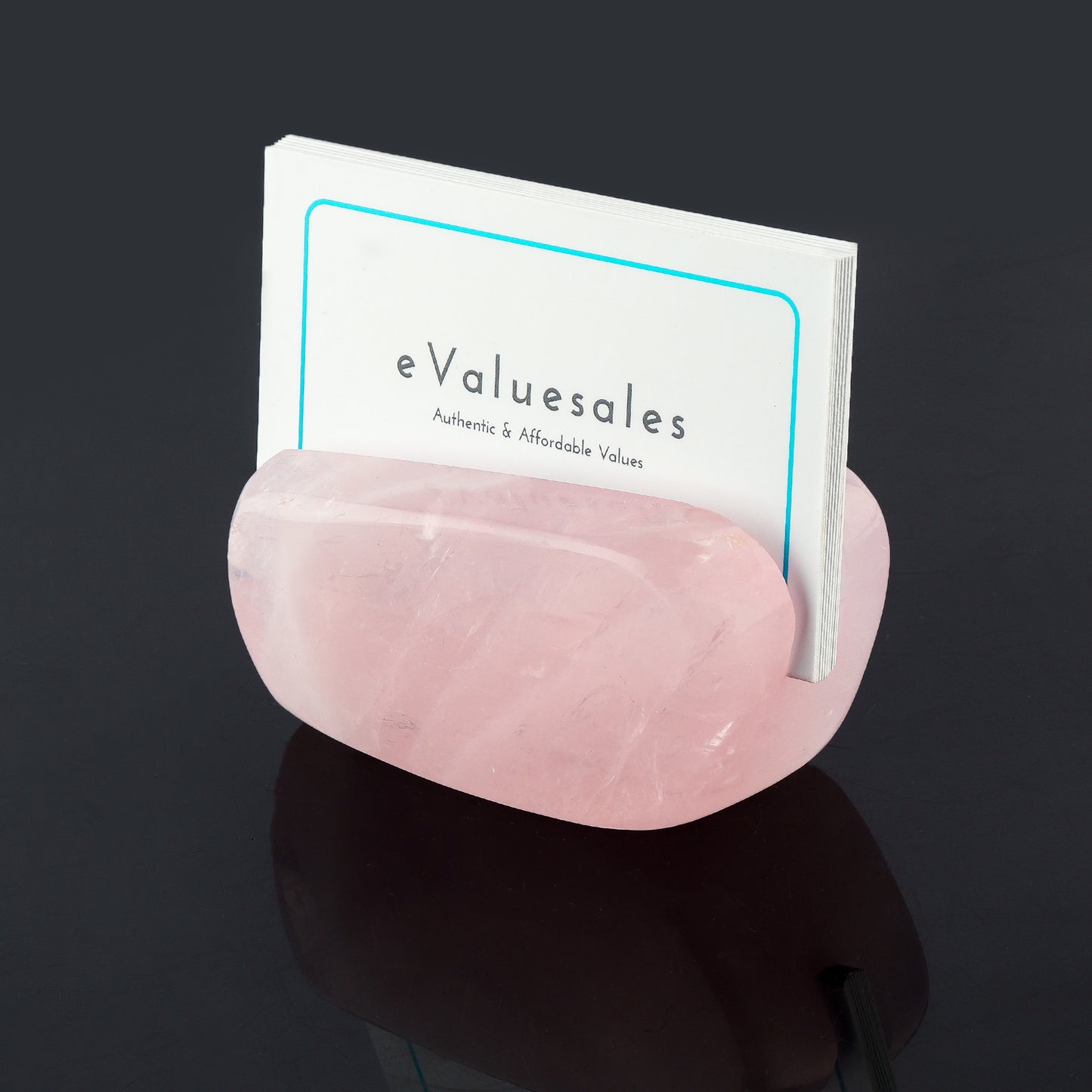 Rose Quartz Visiting Card Holder