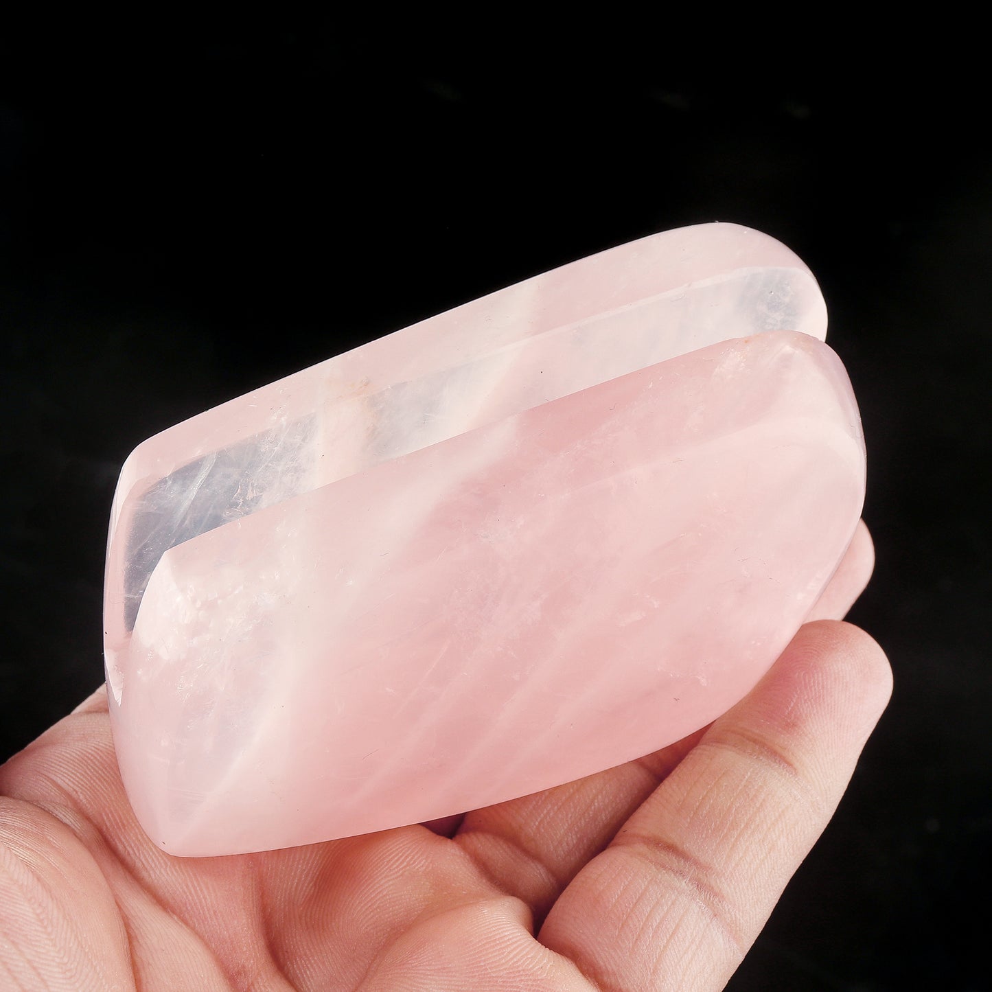 Rose Quartz Visiting Card Holder