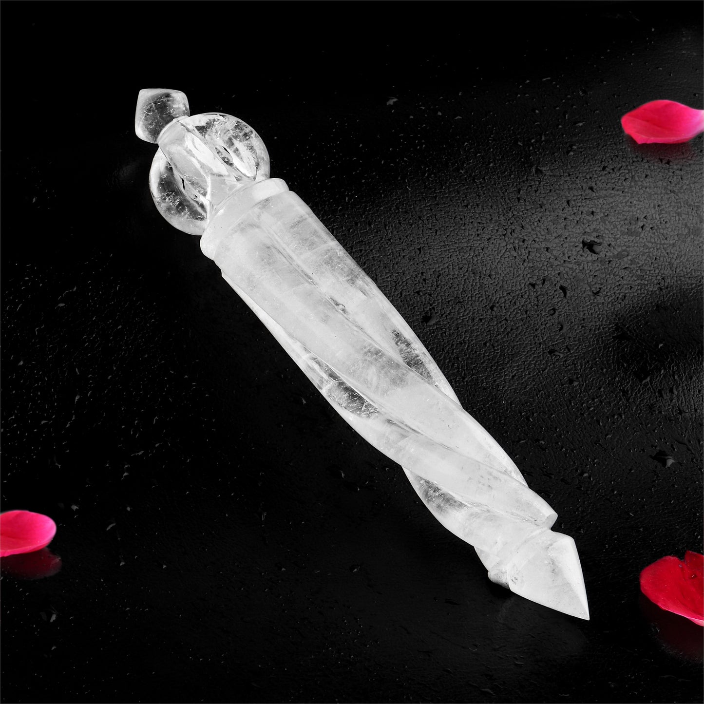 Crystal Quartz Reiki Wand