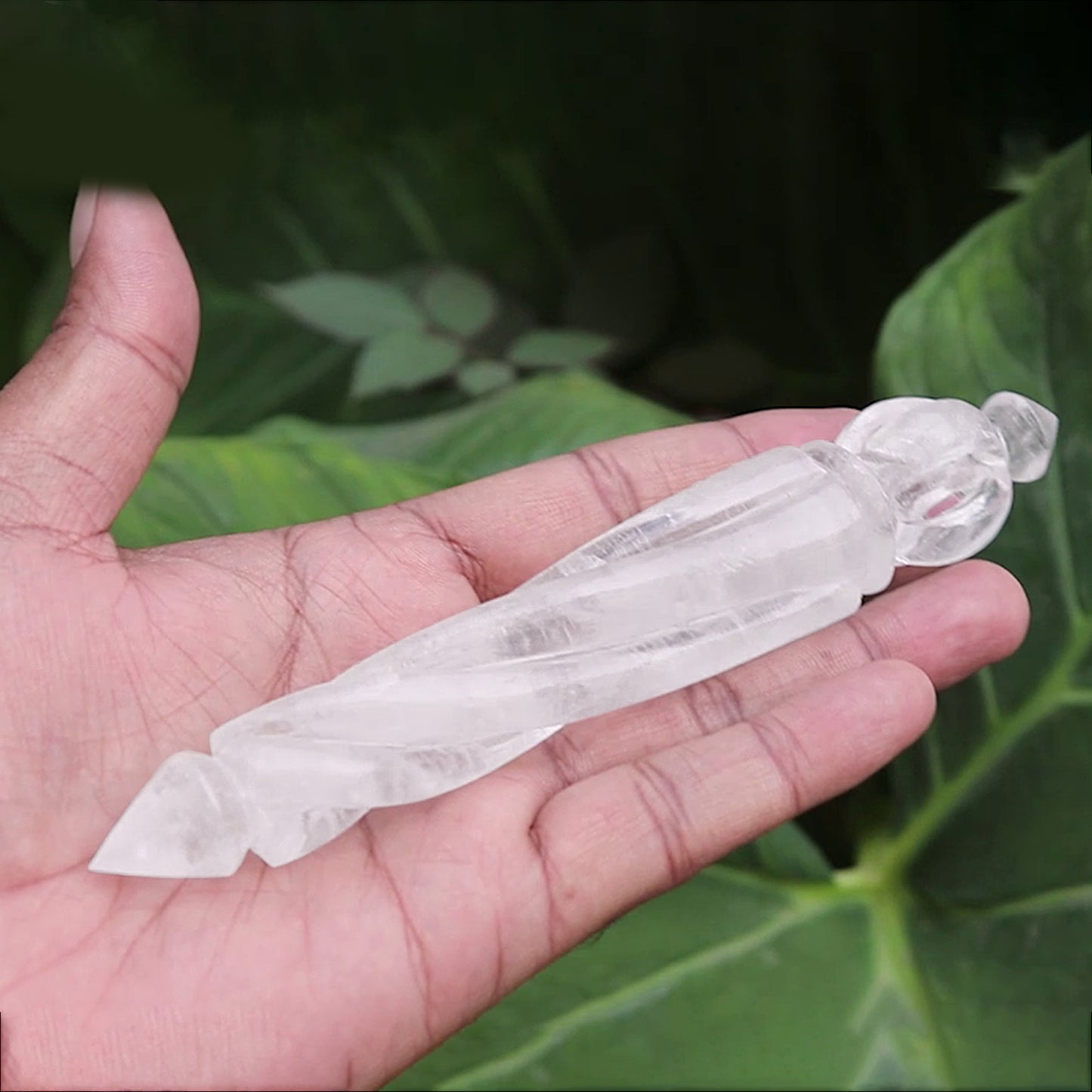 Crystal Quartz Reiki Wand