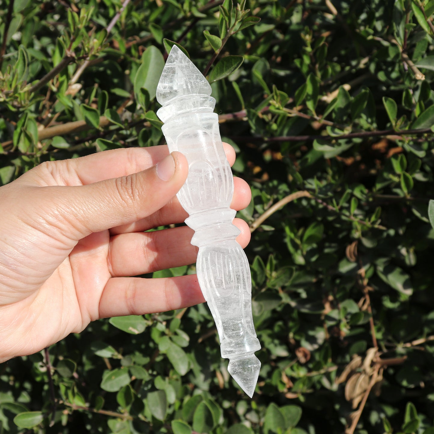 Crystal Quartz Pointed Wand