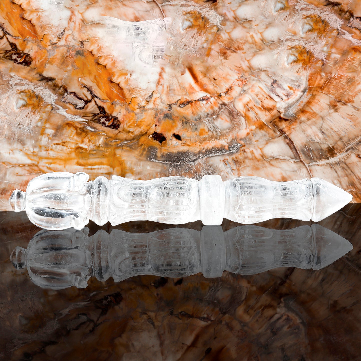 Crystal Quartz Designer Wand