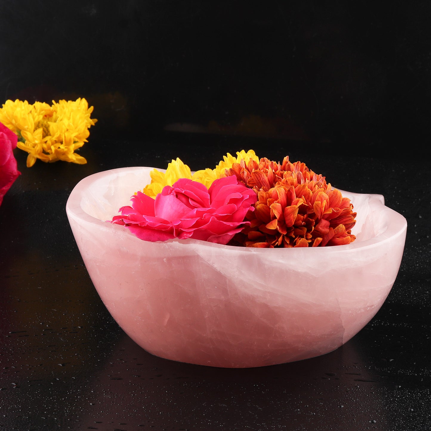 Rose Quartz Freeform Bowl