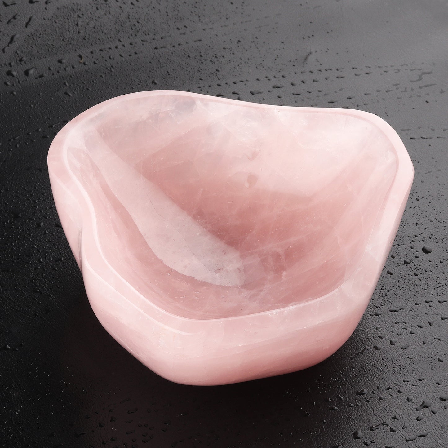 Rose Quartz Freeform Bowl