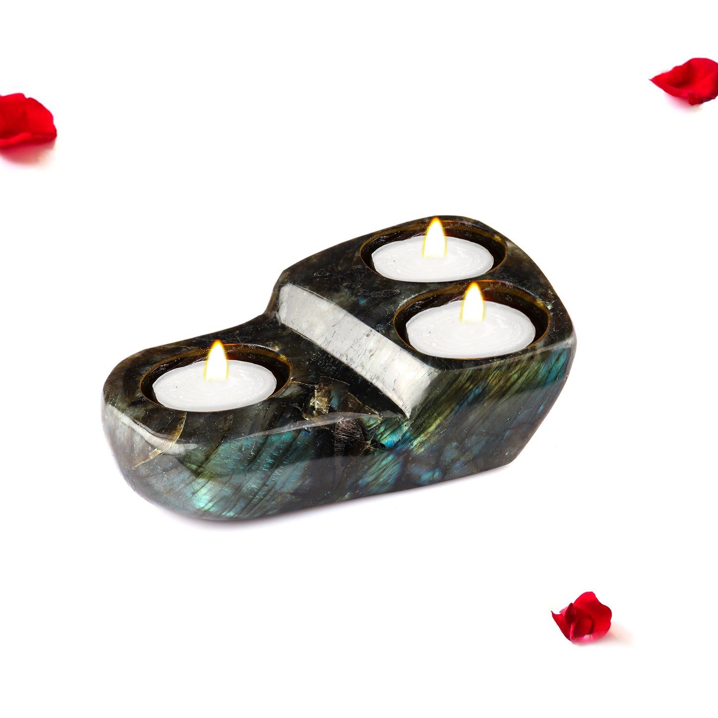 Labradorite Candle Holder