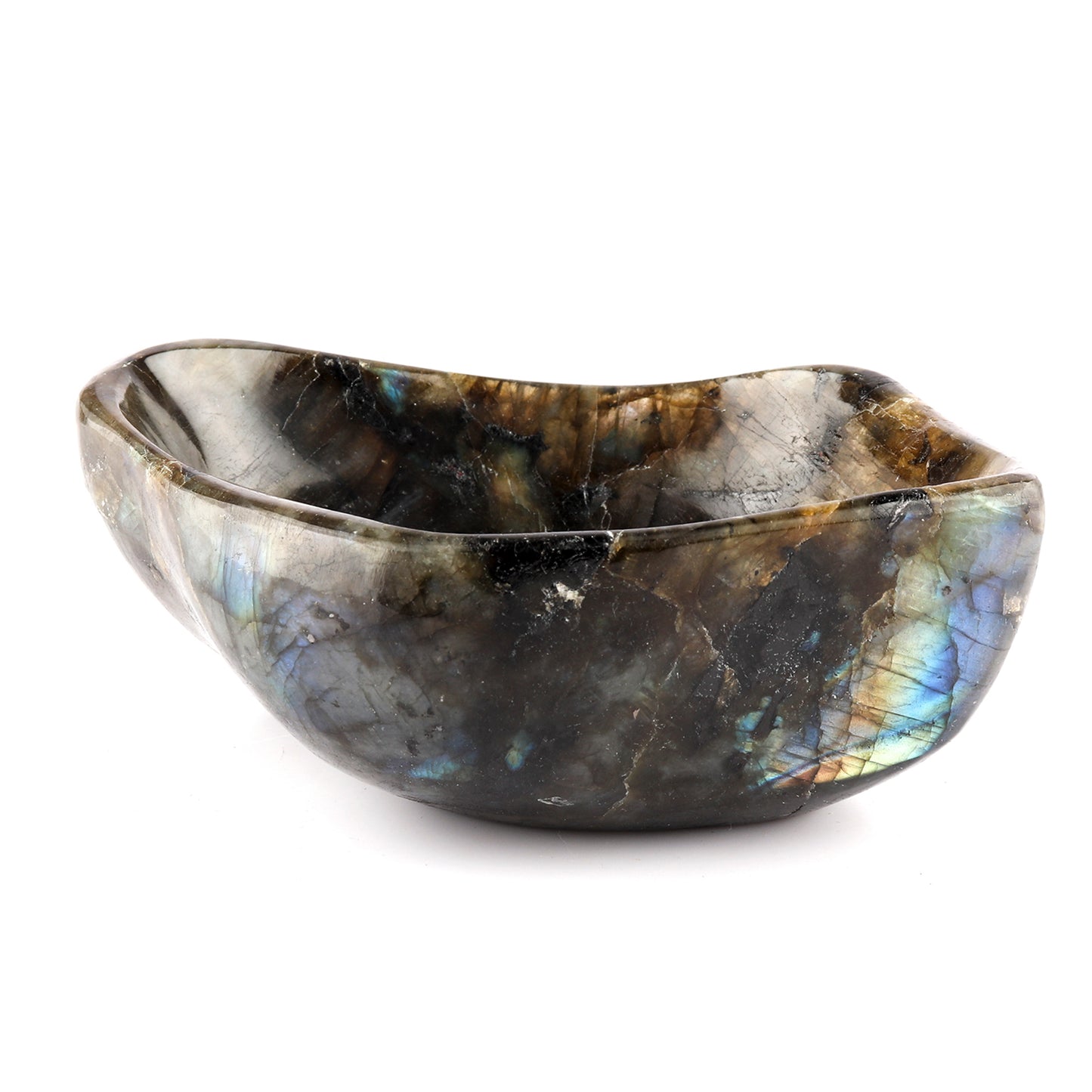 Labradorite Crystal Home Décor Bowl