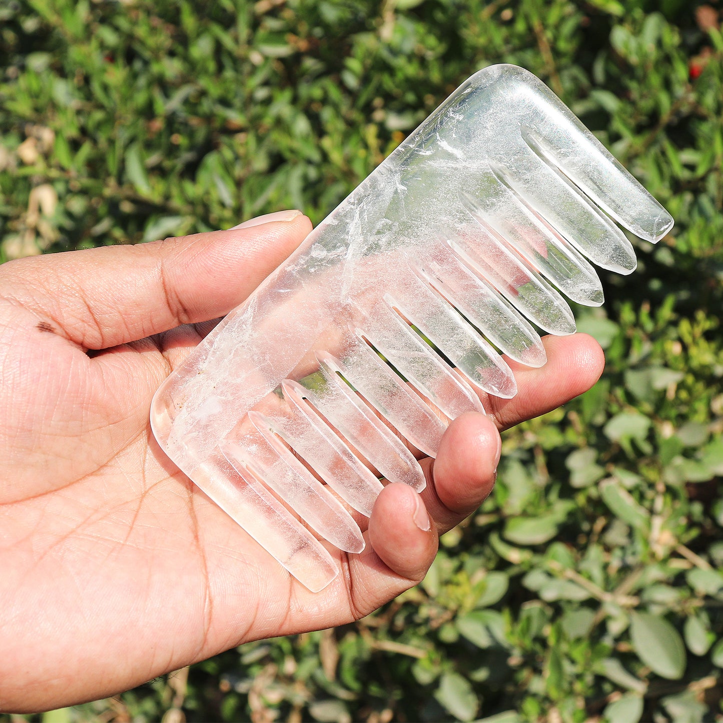 Crystal Quartz Carving comb