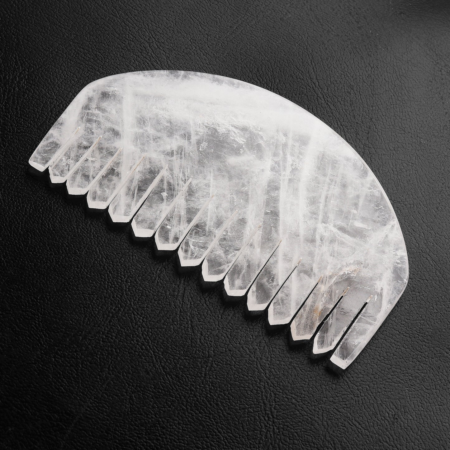 Crystal Quartz Decorative Comb