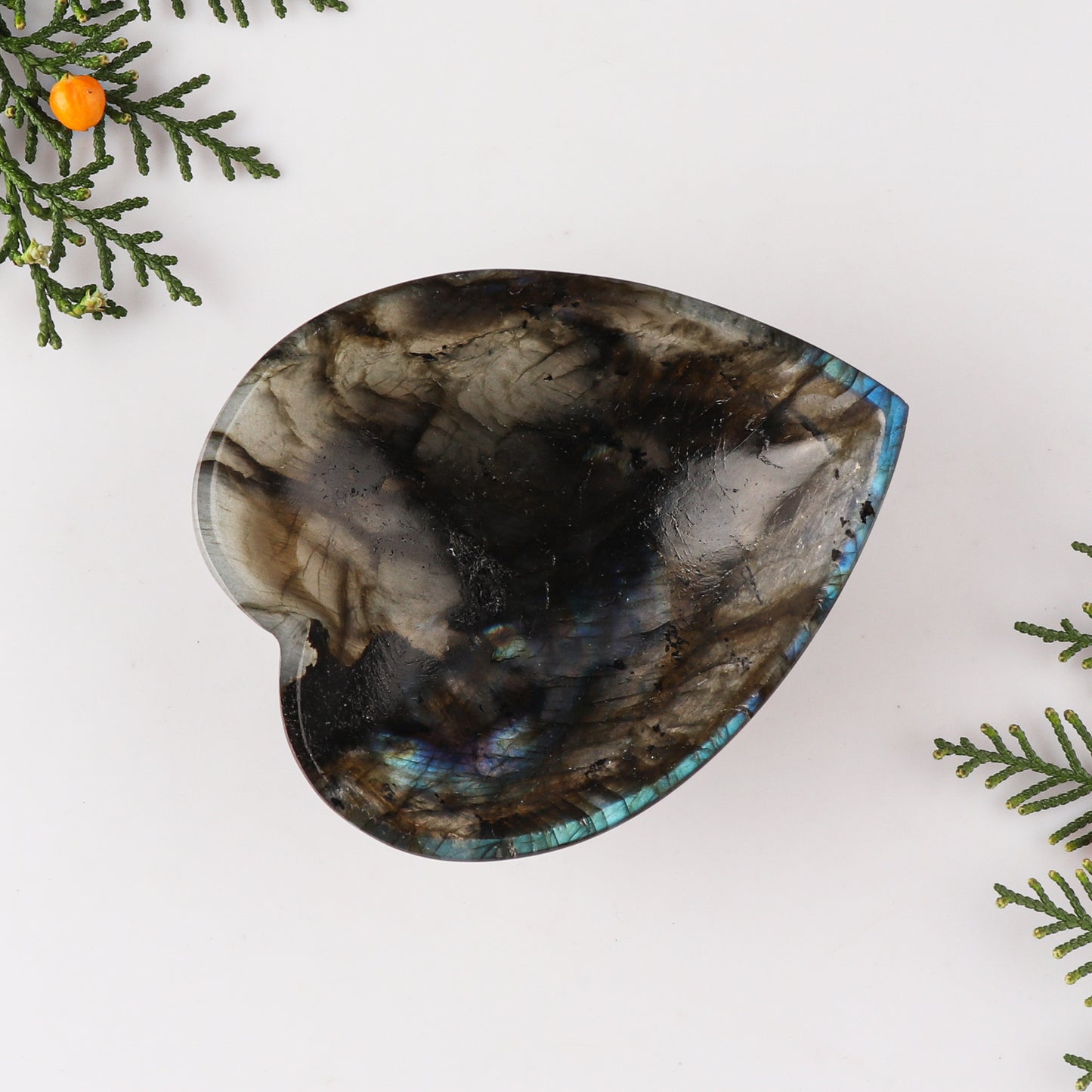 Labradorite Heart Shape Bowl