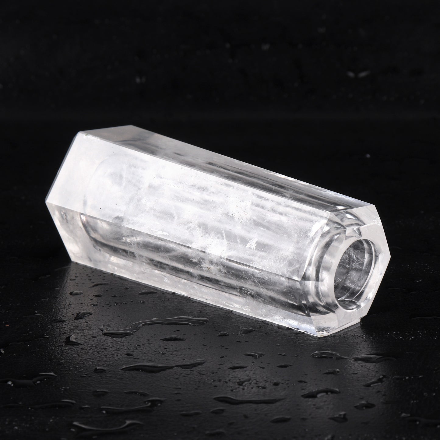 Crystal Quartz Perfume Storage Bottle